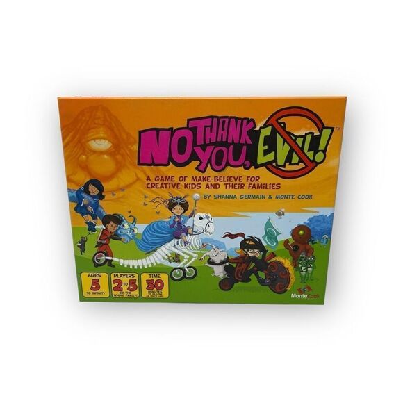 No Thank You Evil Board Game Family Kids Creative Adventure Monte Cook Complete - Picture 1 of 9